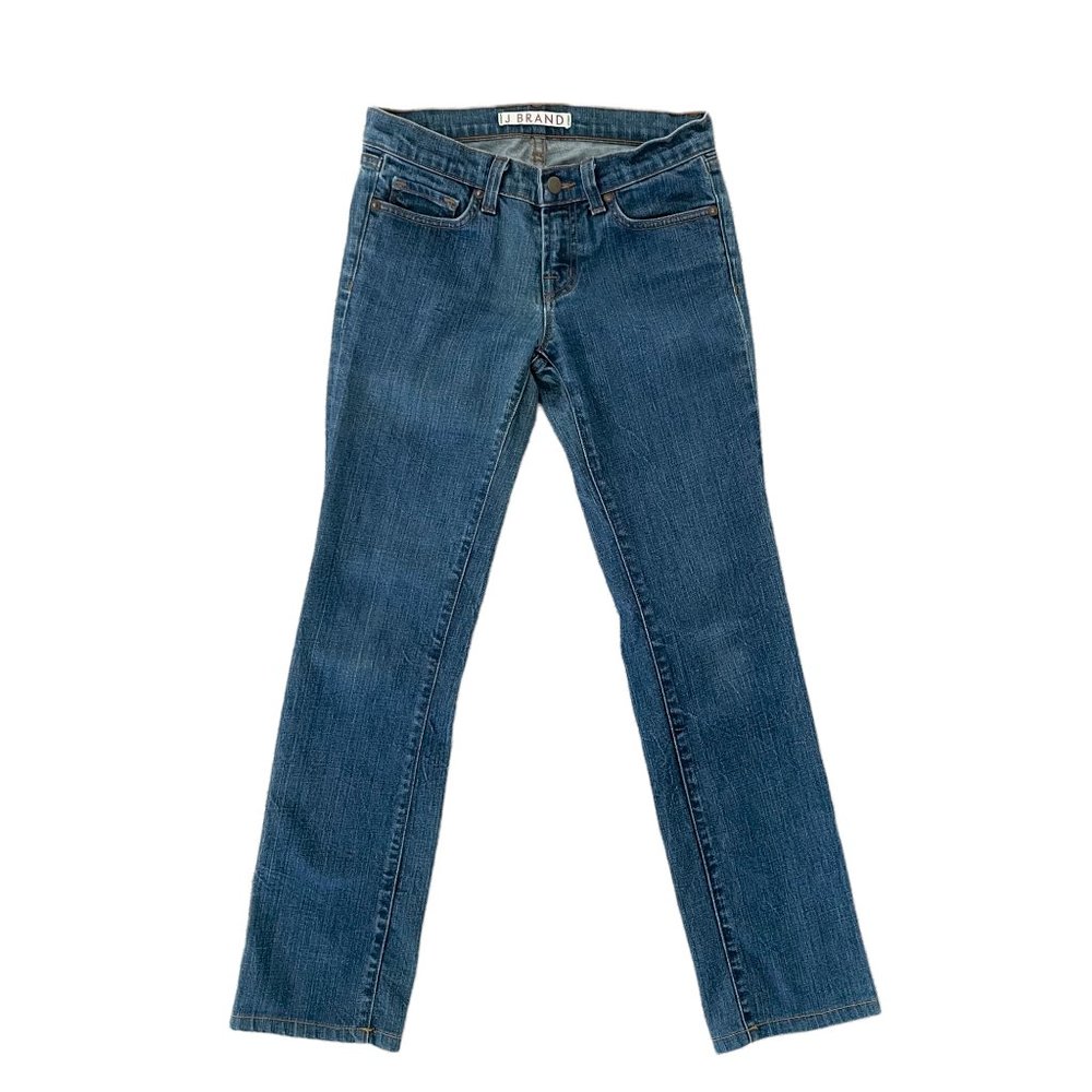 J Brand Cigarette Leg Jeans Mid Rise Medium Wash size 25 Style 914 BLR